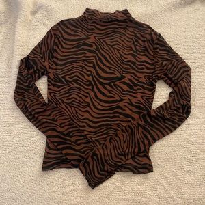 Garage Sheer Long Sleeve Top